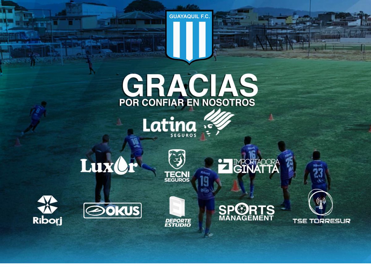 GFCguayaquil's tweet photo. Gracias a todos nuestros auspiciantes por hacer este sueño posible.
#yosoydelsur
#7millonesdevoltios https://t.co/48CMqPjWlV
