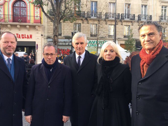 🇬🇧 and 🇫🇷 will always stand united against terrorism: we did so after the Bataclan attacks in 2015 and after the Manchester attack in 2017, when President <a href="/EmmanuelMacron/">Emmanuel Macron</a> came on foot  to the 🇬🇧 Embassy in solidarity. Today, we remember all the #VictimsofTerrorism