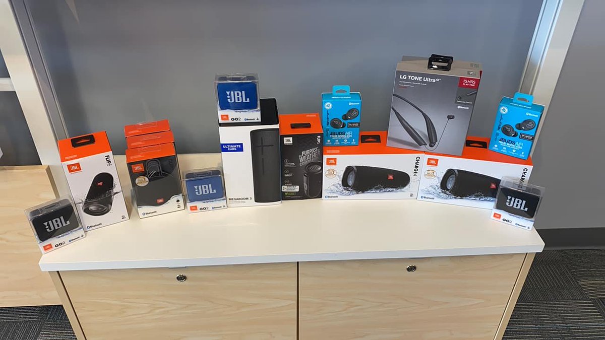 Speakers, speakers and more speakers! Come in today and pick up your favorite JBL!