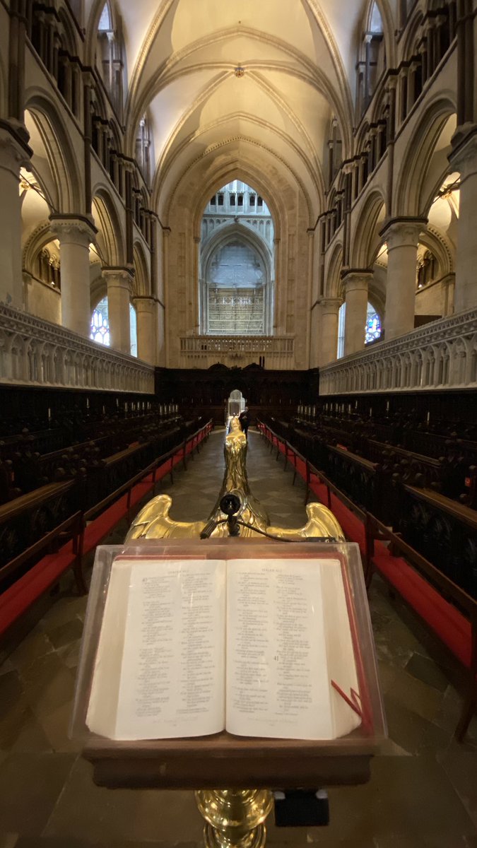 2nd stopReading Isaiah at Canterbury Cathedral, Kent. #staycation   #uk