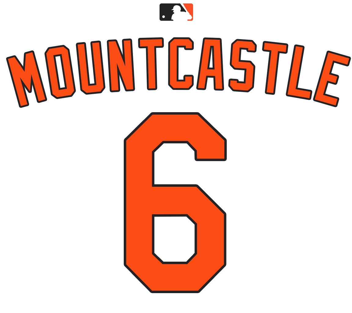 MLB Jersey Numbers on X: INF/OF Ryan Mountcastle will wear number 6. Last  worn by INF José Rondón in 2019. #Orioles  / X