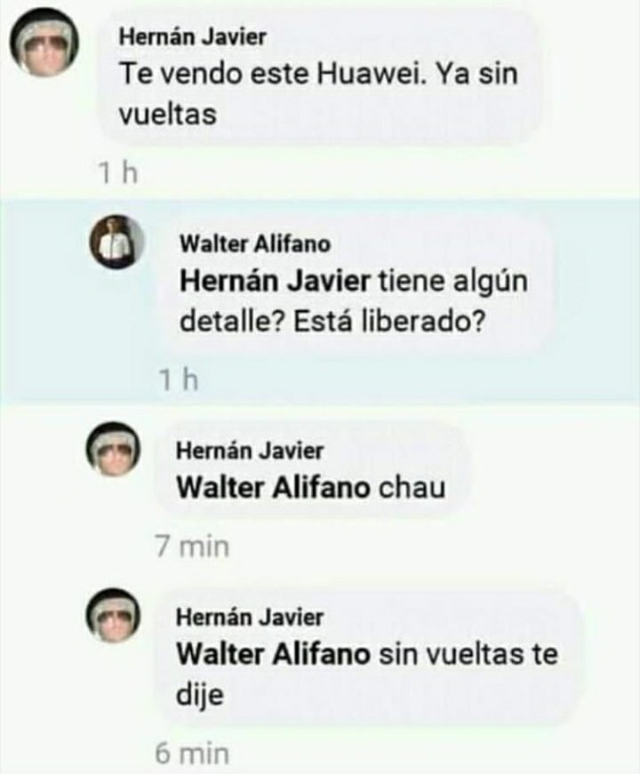 sin vueltas te dije