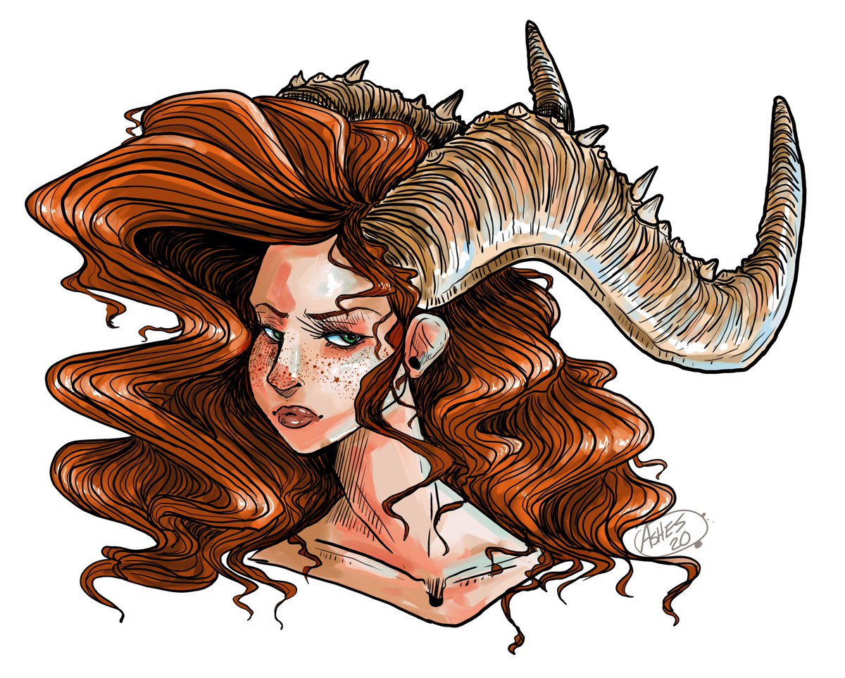 AshesTerrible's tweet photo. Doing Asheya studies. Thinking of making her horns pale rather than dark grey, this sings to me more 🤔 regardless I love her.
#ashesocs #artwork #digital https://t.co/gG1UJWY82u