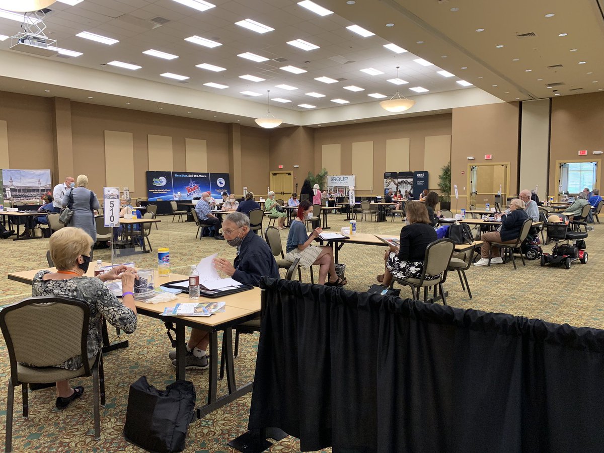 SelectTravelerC's tweet photo. Marketplace II is going on at #STC #GOF in #FrenchLickIndiana and we are excited to grow #GroupTravel #Tourism... shoutout again to #USTours and #AndersonMadisonCounty Visitors Bureau for your partnership! https://t.co/MlvzVaJCMY