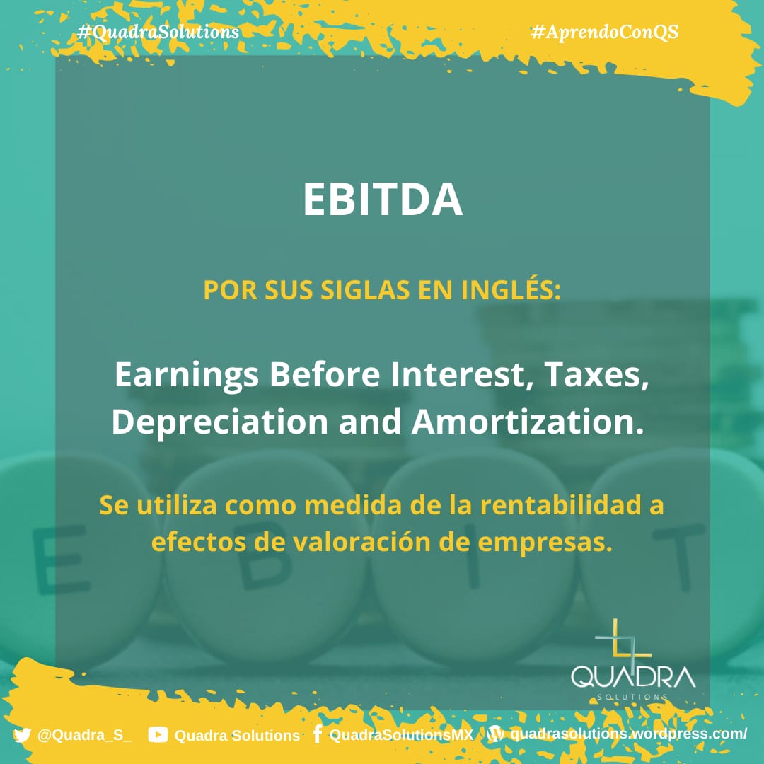 Quadra_S_'s tweet photo. 📉 Es un indicador que utilizan las empresas, imprescindible en cualquier análisis.
📉Cómo todo indicador financiero, ayuda a tomar decisiones.
📉No hace falta ser una empresa grande para tener el dato de nuestro negocio.
#Ebitda #Uafida #Finanzas #AprendoConQS https://t.co/0UJ91su8Fo