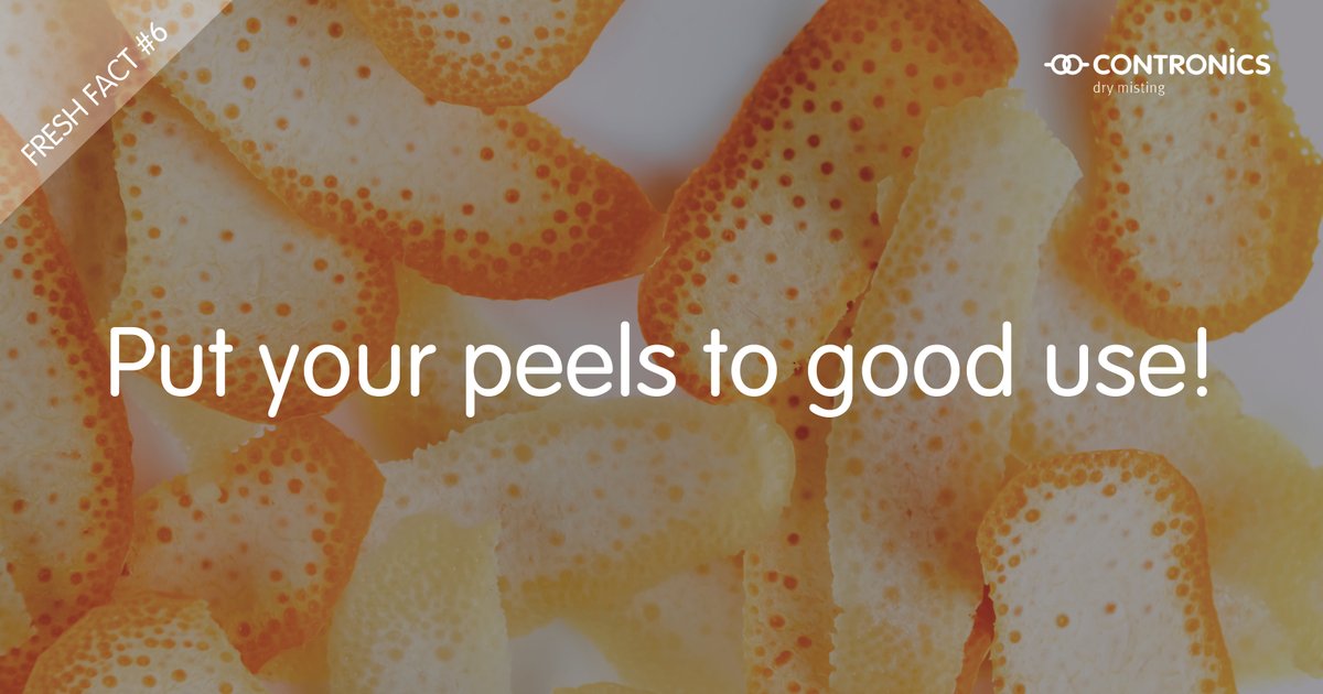 ContronicsNL's tweet photo. ☞ Fresh Fact Friday #6 : Put your peels to good use!
Citrus fruits are most wanted for their juice. But the peels are packed with fresh flavors as well. Save them and use to boost your stock, sauce or lemonade!
#fresh #fact #food #waste #foodwaste #zerowaste #drymisting https://t.co/Xg4XFaeeIV