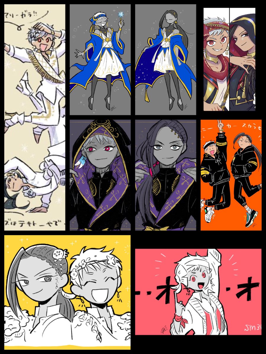 色付きのイラスト増えてきたな〜というまとめ✍️? 