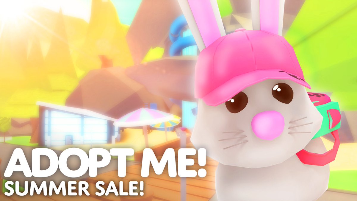 Adopt Me On Twitter Staycation Summer Sale 2x Bucks And Aging During The First Weekend Discounts On Pets Potions Vehicles Bucks And More Staycation Sale Ends On - twitter roblox adopt me