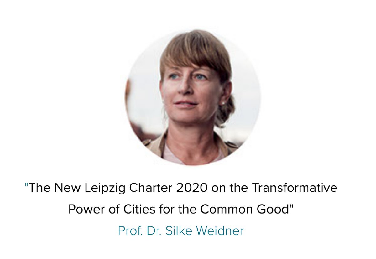 urp2020's tweet photo. ❓How can The New Leipzig Charter 2020 facilitate the transformative power of cities & regions for the common good?"
❗Get insights from our #URP2020 Keynote Speaker Prof. Dr. Silke #Weidner @BTU_CS
Register now ➡ https://t.co/jQ5xyScnw5
Get early bird rate till 30 Sep 2020. https://t.co/CwAAMqKlLl