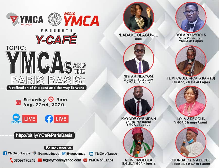 LagosYMCA's tweet photo. Venue: ZOOM &amp; Facebook LIVE.

https://t.co/SS4Zdnt566

@WorldYMCA @Africa_YMCA @YMCA_Nigeria @WZ_ymca @YMCAKosovo  #YMCA #YMCAParisBasis #YMCAofLagos https://t.co/S1w01GMXR3