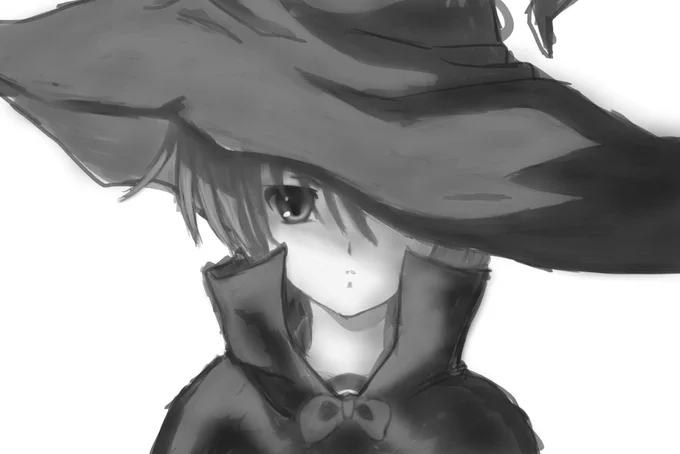練習で長門有希のラフ描いてみました??✨ 