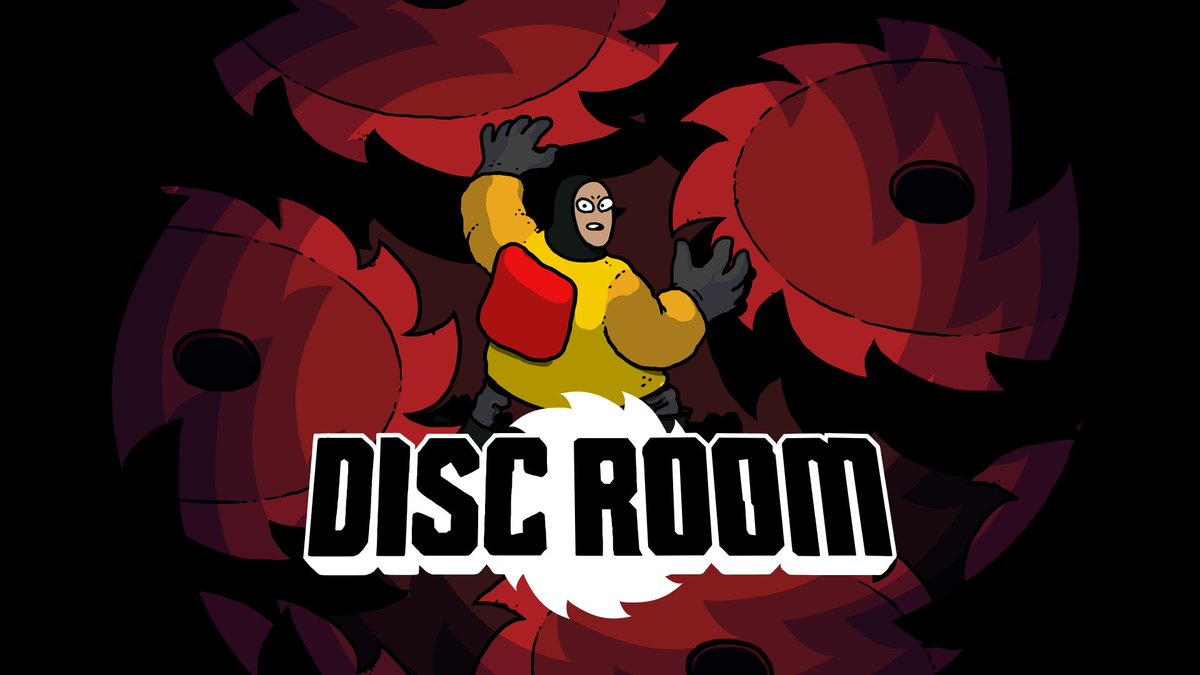 Disc Room video game key art