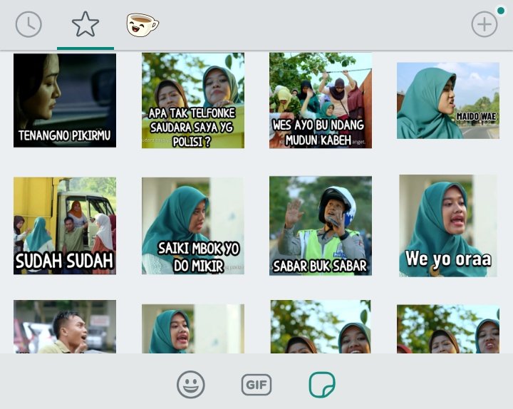 igittnyuaaa's tweet photo. ayeyy akhirnya punya dong stiker #BuTedjo . https://t.co/KxhqvVMqig