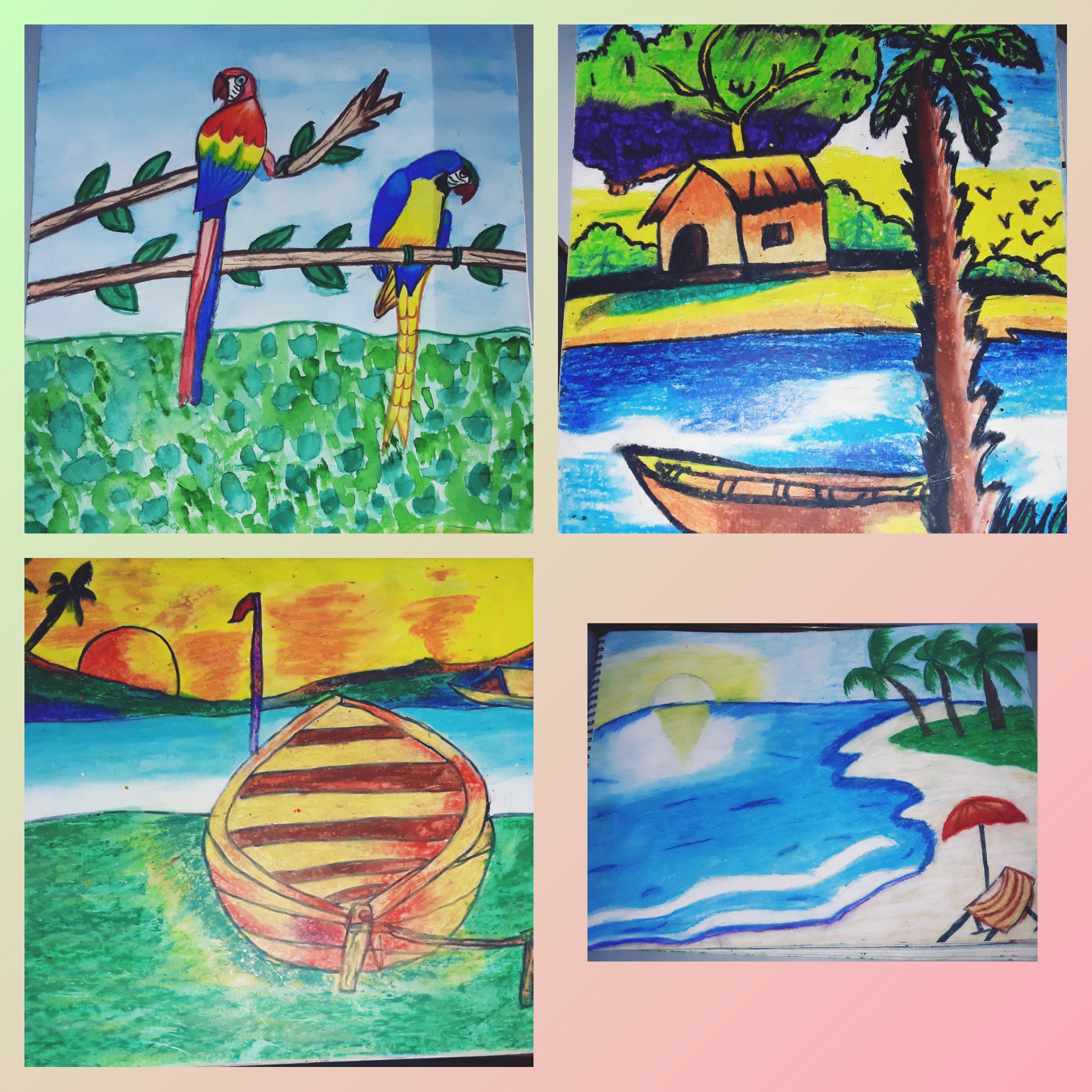 Discover 167+ nature drawing for class 3 latest nanoginkgobiloba.vn