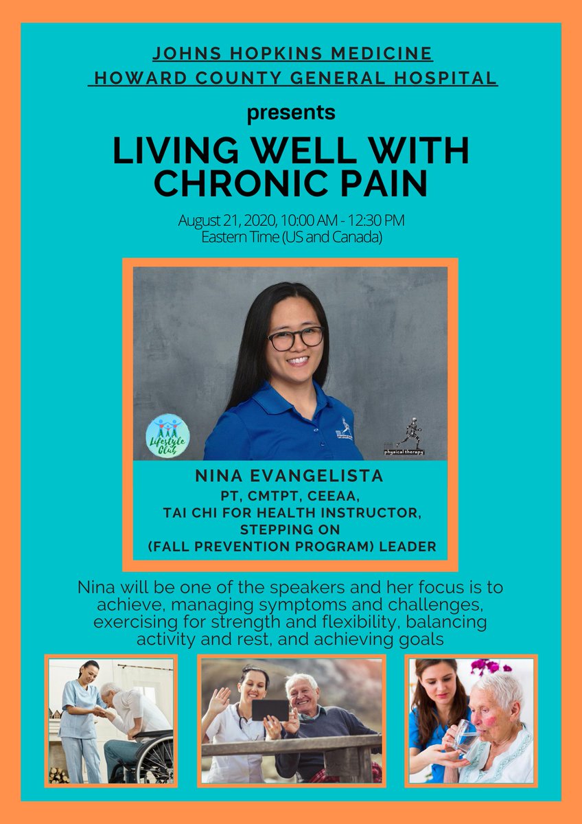 aaaptmd's tweet photo. Join Nina on the 21st of Aug, 10:00 am to 12:30 pm (est), as she co-leads on how we can Live Well with Chronic Pain. 

Register through: https://t.co/IfqabPgHts

We hope to see you there! https://t.co/frjB6P4WmR