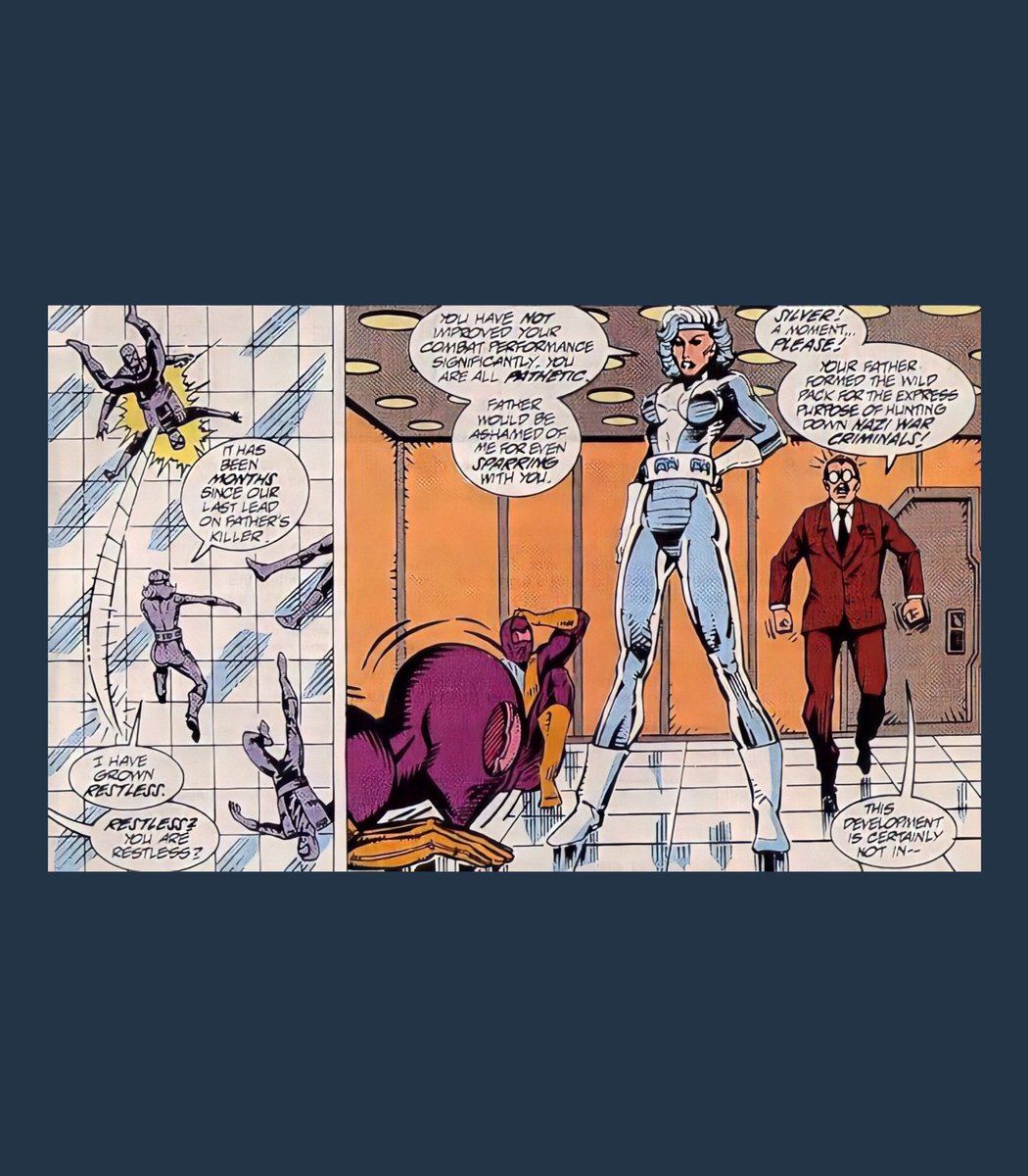 I don’t know how many times she wants to beat them up again and over again. - Silver Sable (1992) #14