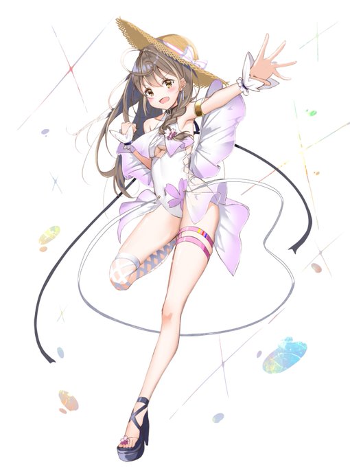 #楠栞桜水着案募集
#さくらのしおり
ついでにキービジュアル的なのを 