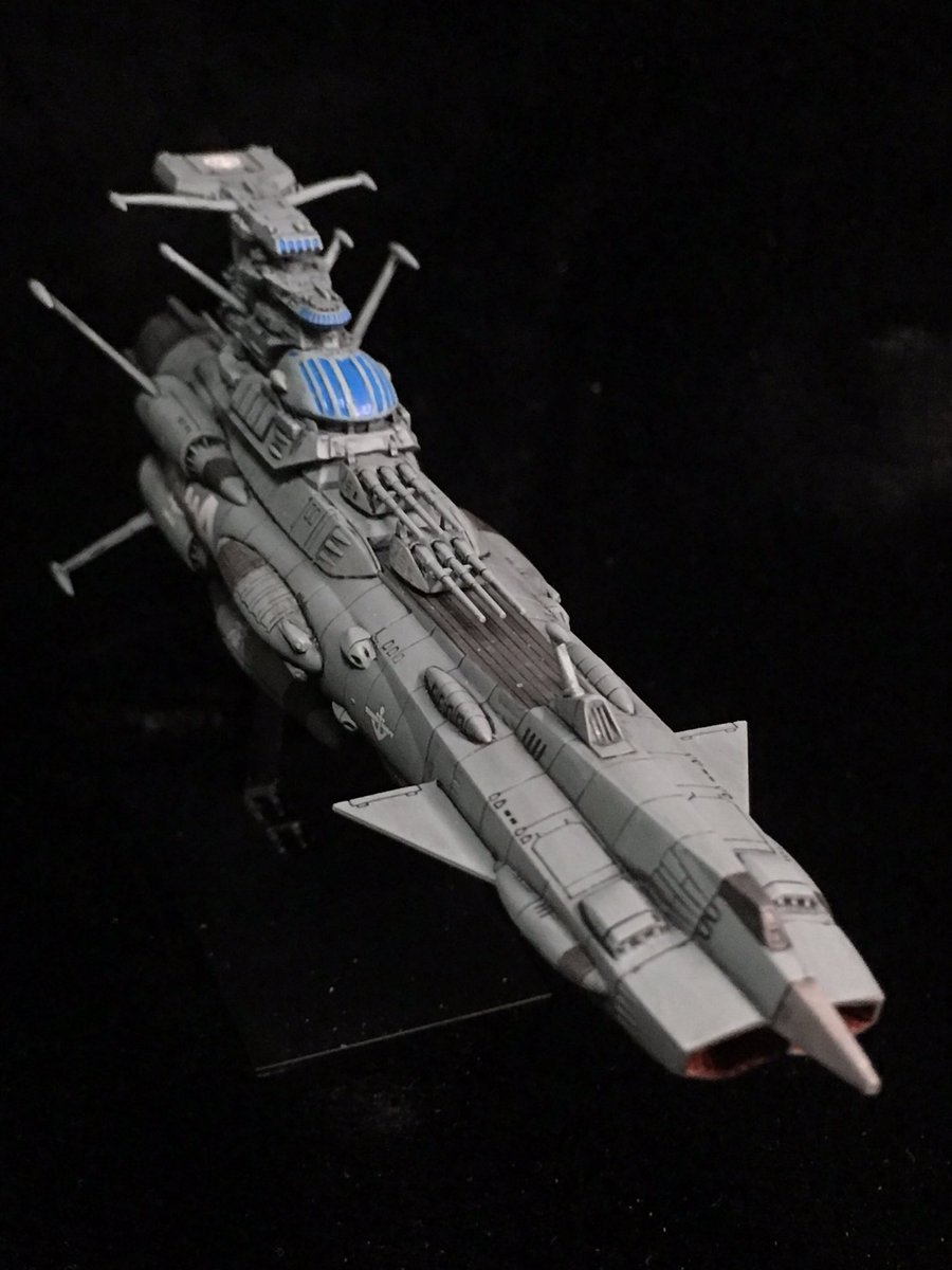 メカコレ 改造完成品 アンドロメダ級 ラボラトリーアクエリアス 宇宙