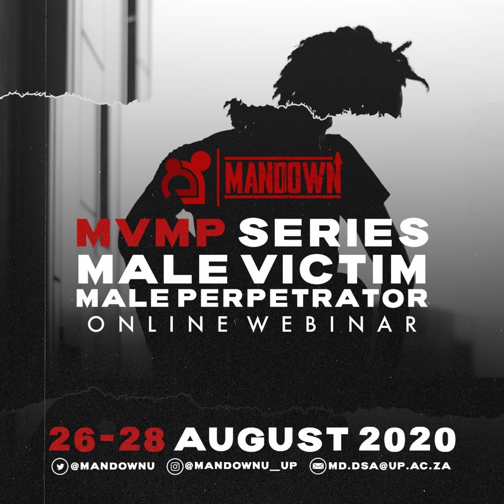 Join us for our second edition of Male Victim Male Perpetrator, from the 26th - 28th August 2020!