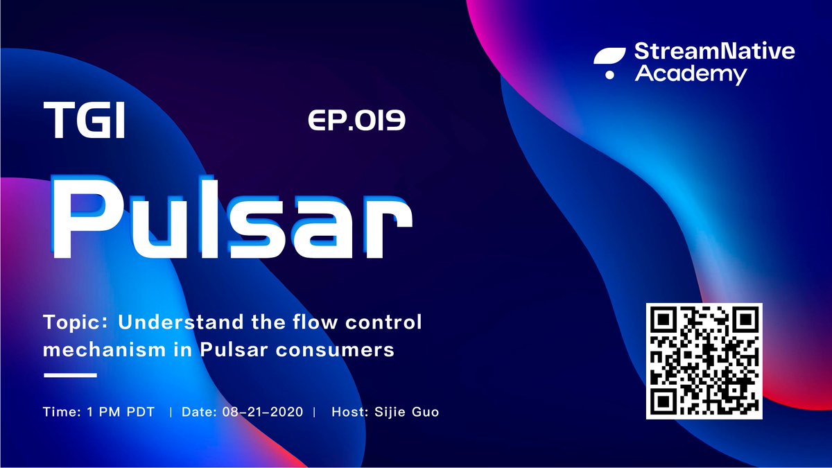 streamnativeio's tweet image. 2H COUNTDOWN! #ApachePulsar #webinar
13:00 PDT, join " Understand the flow control mechanism in @apache_pulsar consumers" on #TGIP!
@sijieg from @streamnativeio will be online.
Live at: 
youtube.com/watch?v=Bss2OY…