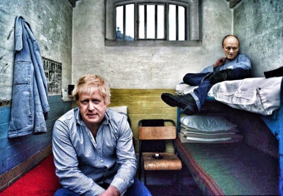 ActivistKelly's tweet photo. @carolecadwalla That F**KER @BorisJohnson @Arron_banks @Nigel_Farage @michaelgove @MattHancock @matthew_elliott are all going to jail just like #SteveBannon https://t.co/Xf1lKtKvc6
