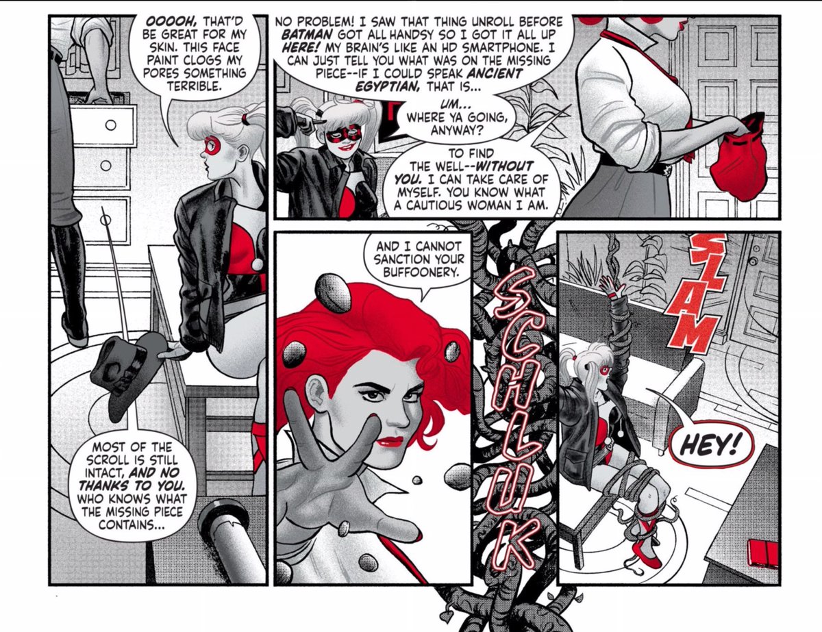 And just on a writing level, Joe gets these characters. Love this Ivy/Harley dynamic.