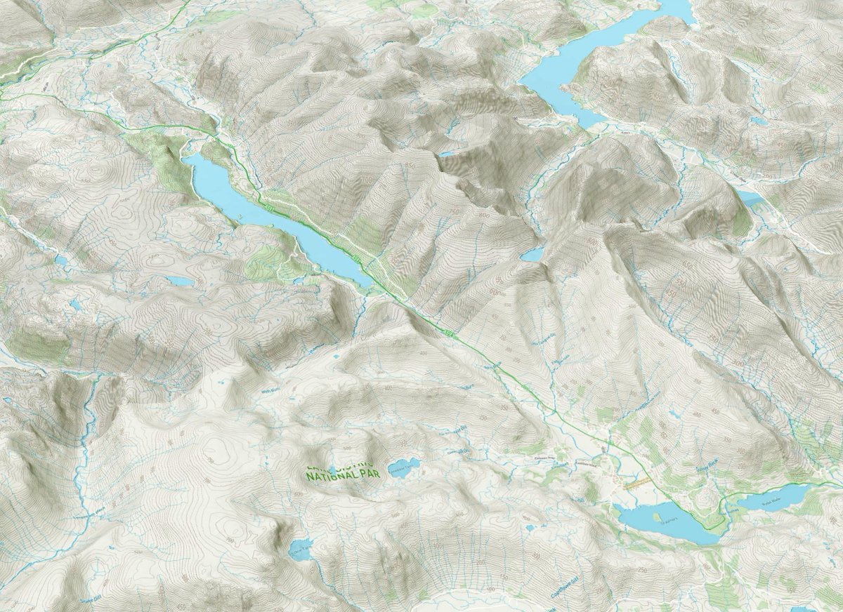 steveattewell's tweet image. There&apos;s a live version of my 3D @OrdnanceSurvey Open ZoomStack map here steveattewell.com/zoomstack3d/

I&apos;ve thrown in some colour tweaks using CSS and some @CesiumJS fog adjustments for prettiness. This is fun! Seems to work ok on phones too. #WeAreOS #OSdevelopers