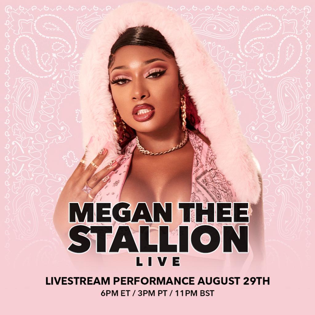Hot Girl Meg <a href="/theestallion/">TINA SNOW</a> brings the 🔥 next weekend with her live virtual concert Aug 29th at 6pm ET/11pm BT. Get your tix at LiveNation.lnk.to/MeganTheeStall…
