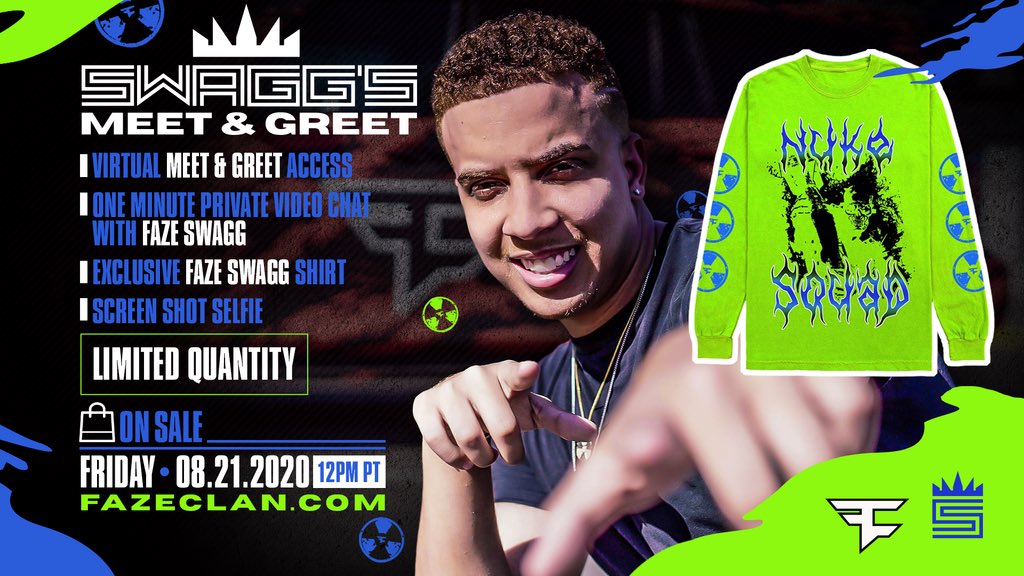 faze nuke squad moletom com capuz