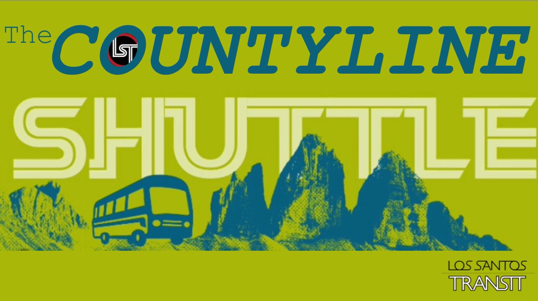 LSTLosSantos's tweet photo. Three days until you can take a ride on the Countyline! The shuttle will depart from Downtown LS and will reach the following destinations:
🚣‍♂️TONGVA VALLEY
🏞LAKE ZANCUDO
🚴🏻‍♀️RATON CANYON
🚠PALA SPRINGS AERIAL TRAMWAY

We can't wait to welcome you aboard! https://t.co/qTGDXcujM7