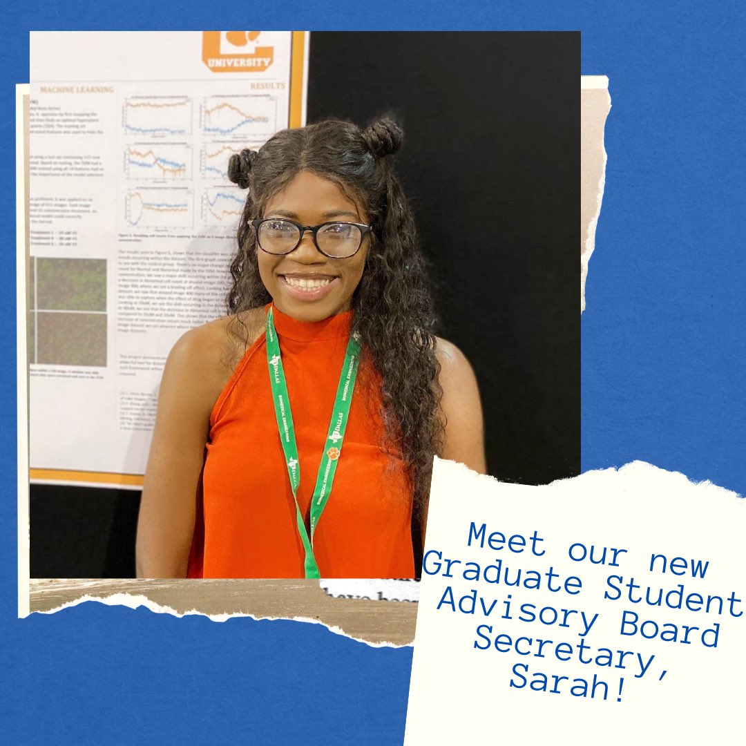 Hello! My name is Sarah Mbiki, and I am a Ph.D. student in the Department of Bioengineering. As a member of GSAB, I seek to ensure that diverse perspectives are considered at administrative tables and that the decisions made on behalf of graduate students are inclusive for all.
