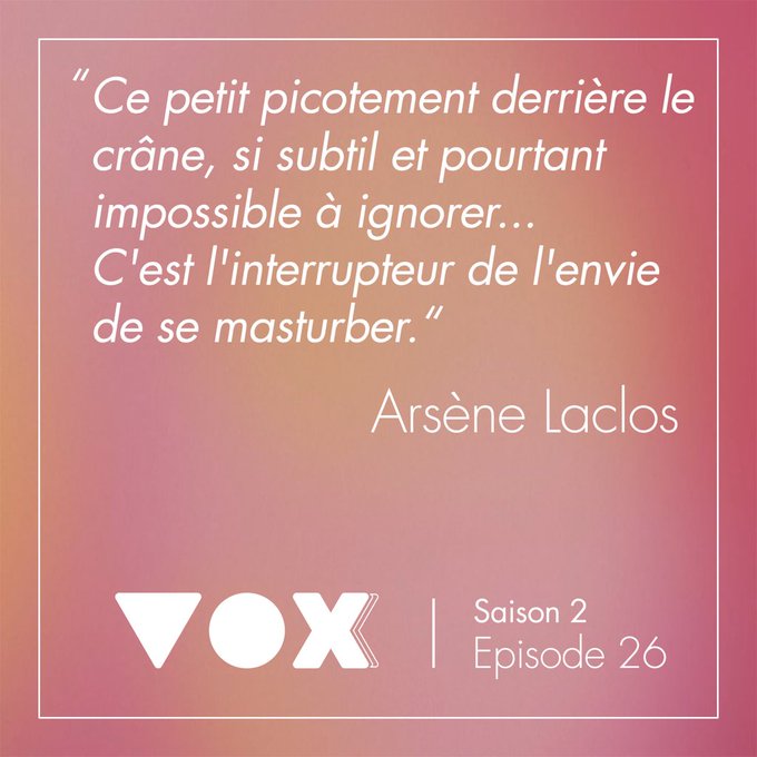 Exploration 👀 https://t.co/dG27xjHOs0 &Eacute;pisode &eacute;crit par Aneqdotes, interpr&eacute;t&eacute; par Ars&egrave;ne Laclos, r&eacute;alis&eacute;
