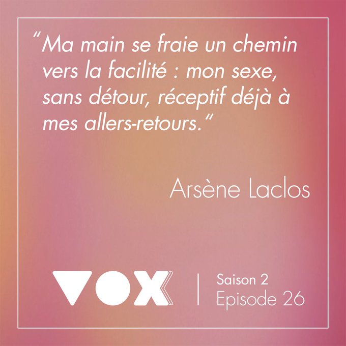 Exploration 👀 https://t.co/dG27xjHOs0 &Eacute;pisode &eacute;crit par Aneqdotes, interpr&eacute;t&eacute; par Ars&egrave;ne Laclos, r&eacute;alis&eacute;