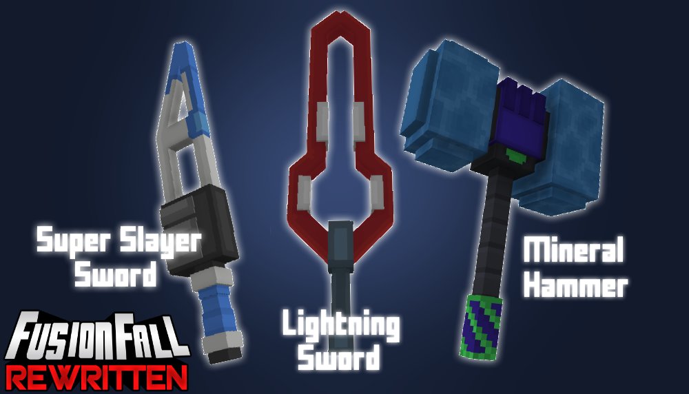 FFRewrittenMC's tweet image. Having fashionable gear is one thing, taking out Fusion monsters with your bare hands is another challenge. But if you insist on getting up close and personal, we recommend using one of these fine melee weapons! These'll show any Fusion monster you're not to be messed with!