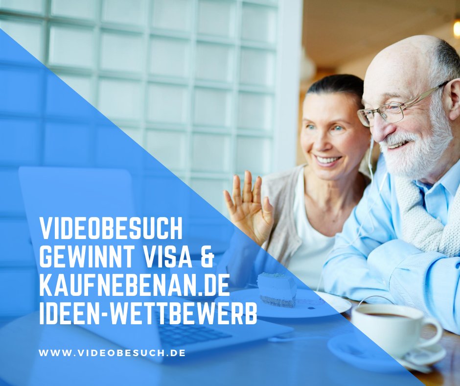 Wir freuen uns sehr darüber, dass wir von <a href="/Visa/">Visa</a> und @nebenan_DE als einer der Gewinner ihres Ideenwettbewerbs ausgezeichnet wurden!

#startup #videobesuch #visa #kaufnebenan #ideen #corona #socialdistancing