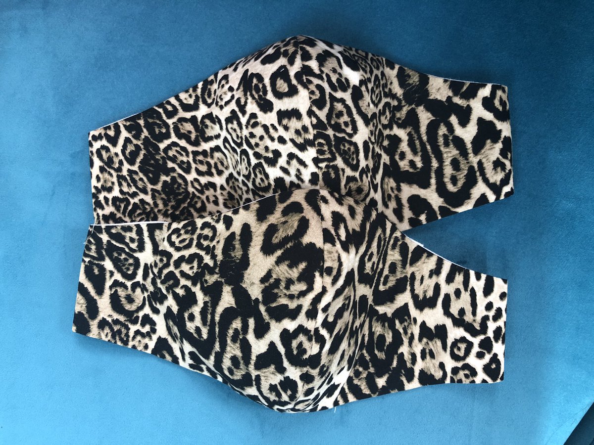 eversewgood's tweet photo. A little animal print 🐾 #roseandhubble #animalfabric #facemasks #handmade #keepsafe https://t.co/qDgIp4V39f