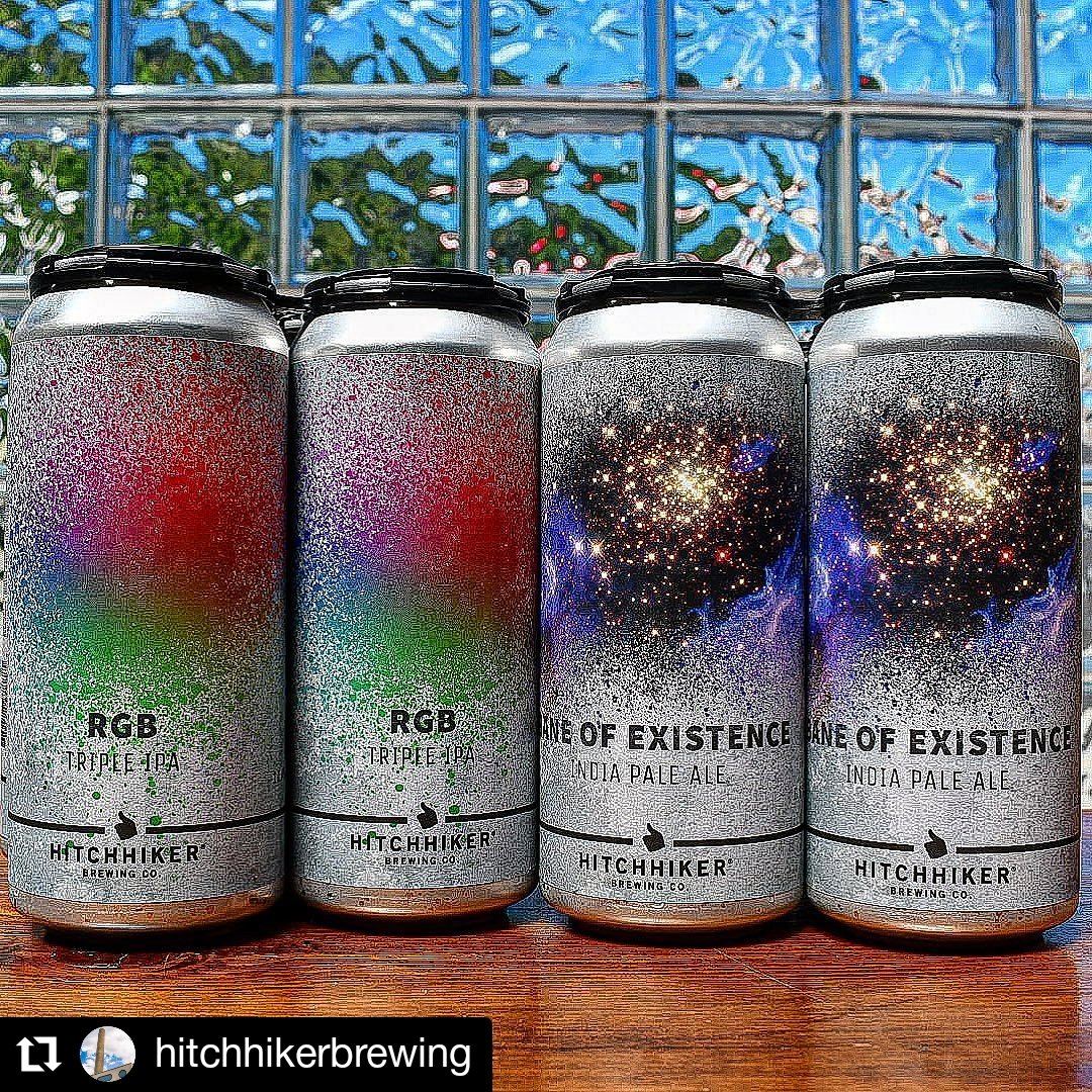 Can Release Announcement @HitchhikerbrewFruit Rush - Blueberry Watermelon (Smoothie Sour Shandy, 4.8%)Bane of Existence (IPA, 6.6%)RGB (Triple IPA, 10.4%)Whole Punch Lemon Bar (Milkshake IPA, 7%)