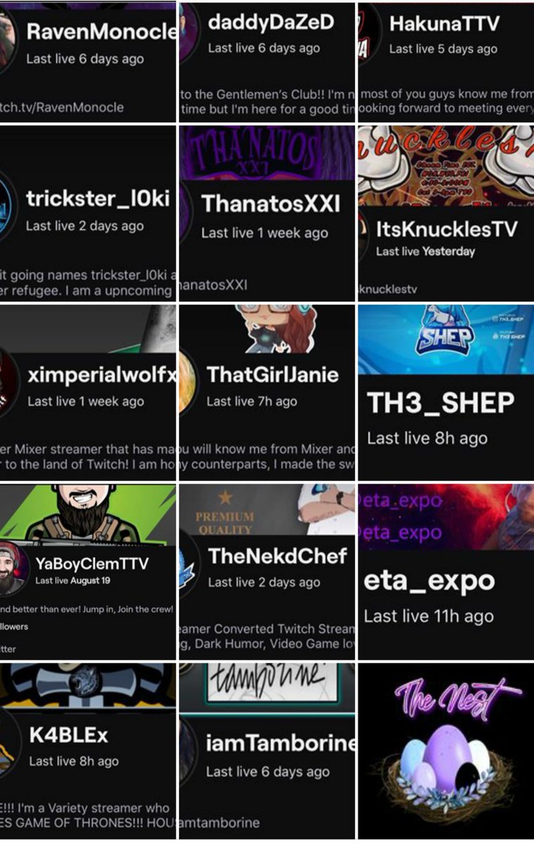 RavenMonocle's tweet photo. Have you followed @TheNest_ttv on instagram?! You should! 

https://t.co/KUXH9wfRus https://t.co/8yJ6TbNAiO