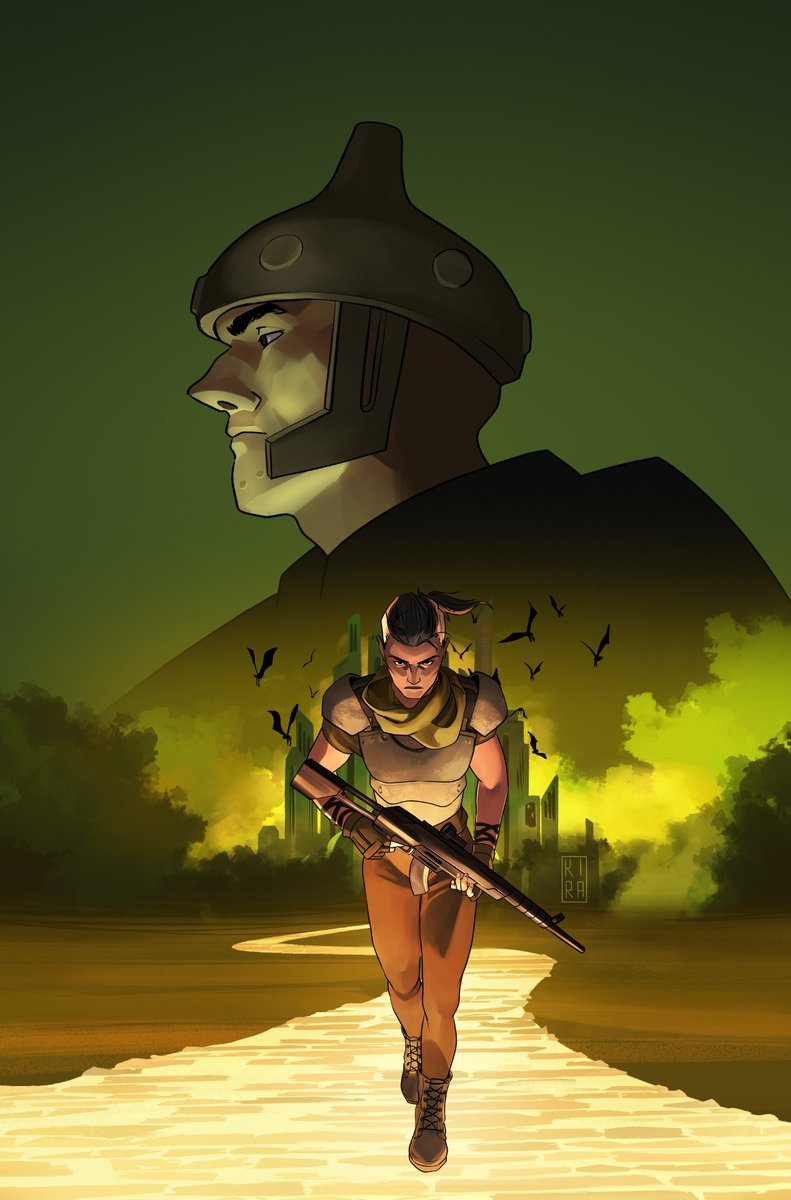 I want to thank Kevin for his generosity, and all you  #comics fans who've backed The O.Z. — this couldn't have happened without you. We've also got more rewards, so keep RTing and pledging at  http://bit.ly/TheOZComic&nbsp; — our next stretch goal is an INCREDIBLE print from  @kirameks!