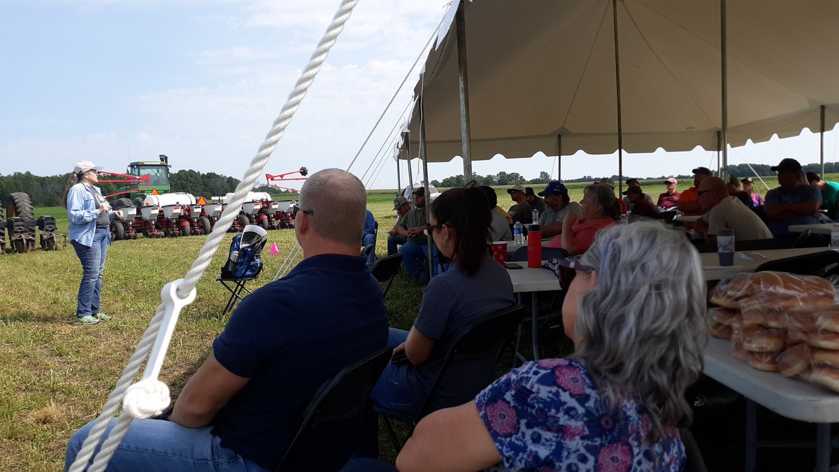 Awesome soil health day! Ann Marie Journey teaching us about corn root worm.