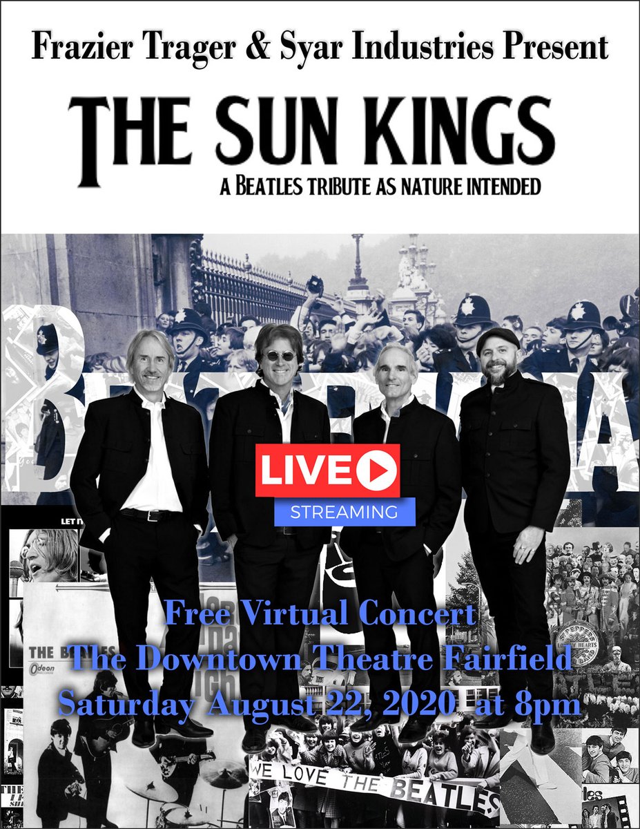 Our first livestream performance is tomorrow night - August 22, 8pm!  
It's a FREE show but you need a ticket which you can get by clicking here: ftpresents.com/event/free-vir…
Loads of hits and great album cuts planned! See you there!