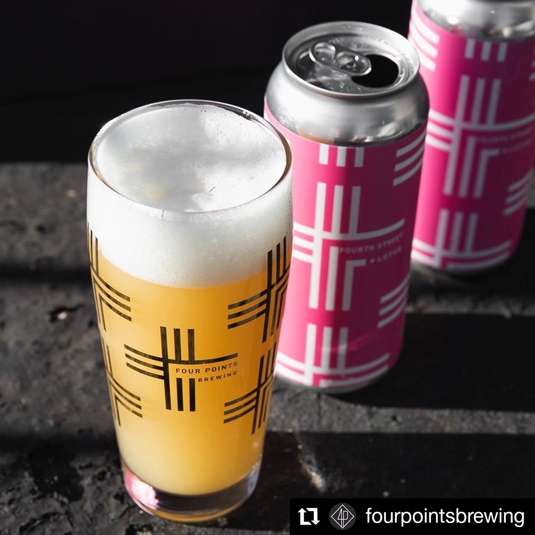 Can Release Announcement @FourPointsBrewsDBL Blackberry Fruitition (Fruited Sour, 8%)&Fourth Street + Lotus (IPA, 6.6%)