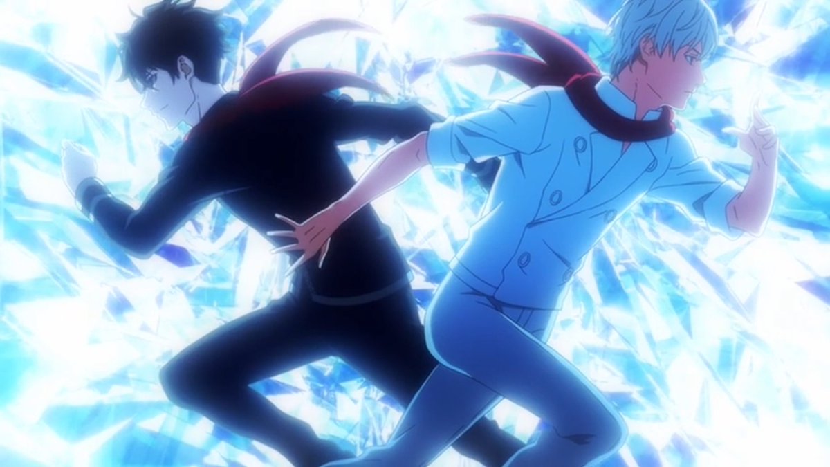 リナーシタ アニメ 食戟のソーマ 豪ノ皿 今回のedのキャラが変化する所は絶対にタクミが出てくるだろうと思ったらまさかのサージェさんが再登場だった 第8話までだとedで2回登場してるのは創真くんと司先輩とサージェさん Shokugeki Anime