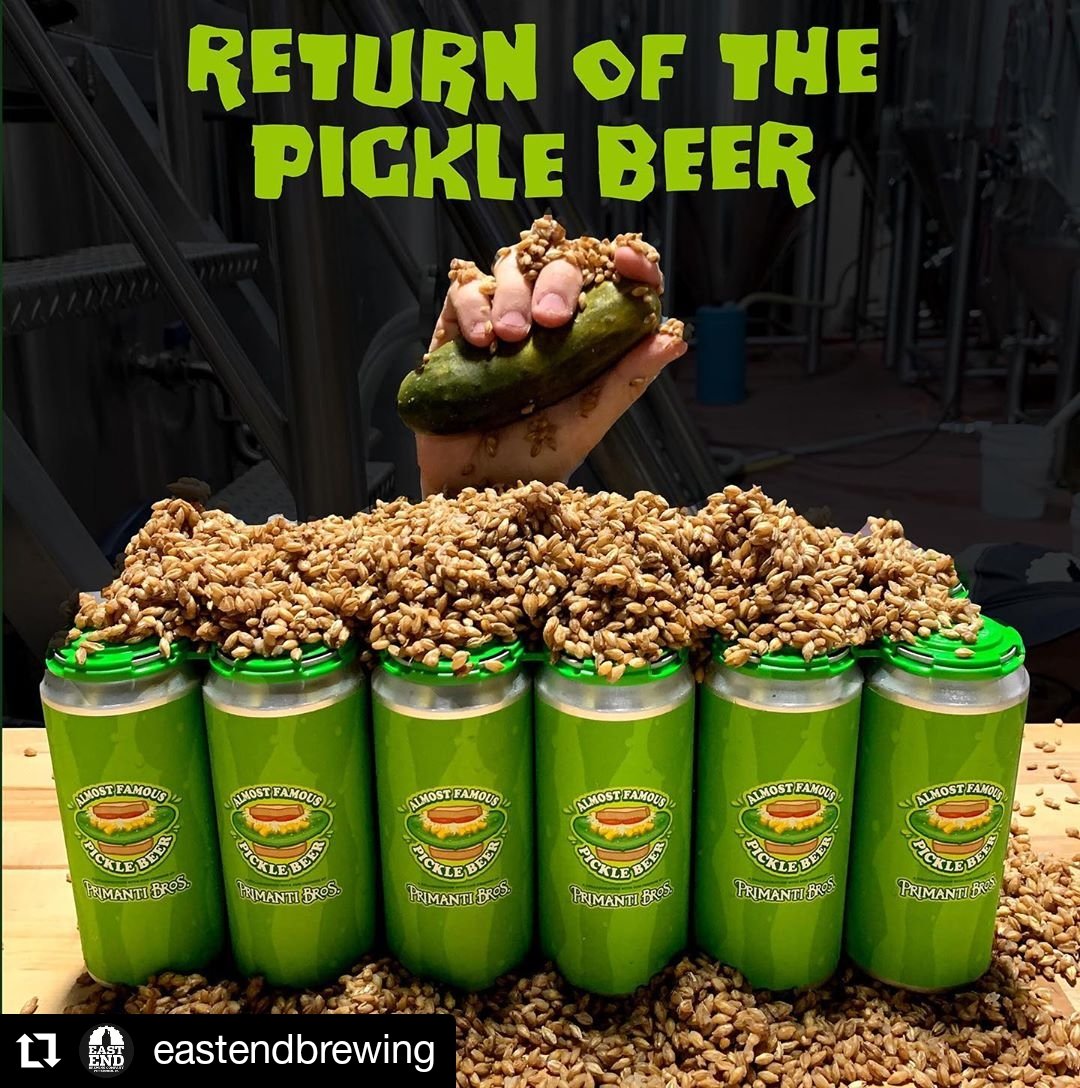 Can Release Announcement @EastEndBrewingAlmost Famous ('Pickle Beer', 4.1%)