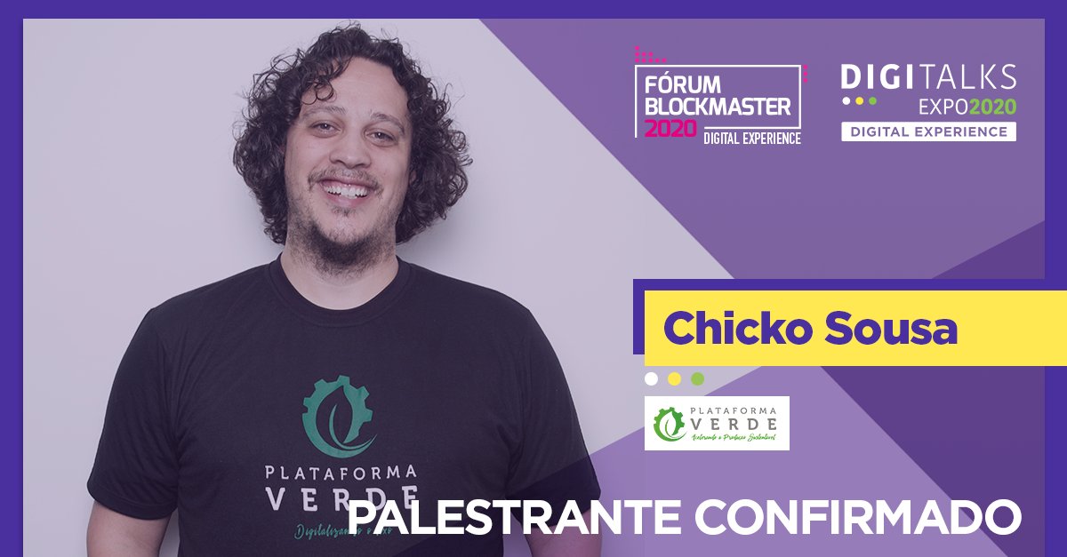 Nós próximos dias 26, 27 e 28 acontecerá o Digitalks Live Experience 2020!

Nosso founder e CEO Chicko Sousa irá se apresentar no dia 27/ago às 15h no palco Blockchain deste Mega evento on-line e gratuito

Inscreva-se
lnkd.in/gihCChA

#digitalksexpo #economiadigital