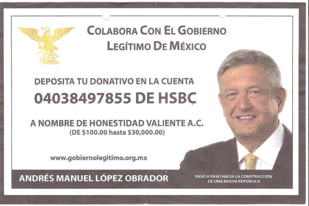 Hasta yo aporte dinero para el movimiento en sus inicios, la primera cuenta fue en HSBC 'Honestidad Valiente' después Banorte, Morena es producto del Pueblo #NoSomosIguales Fachos #YoAporteAlMovimiento 
#MORENAesDeTodos