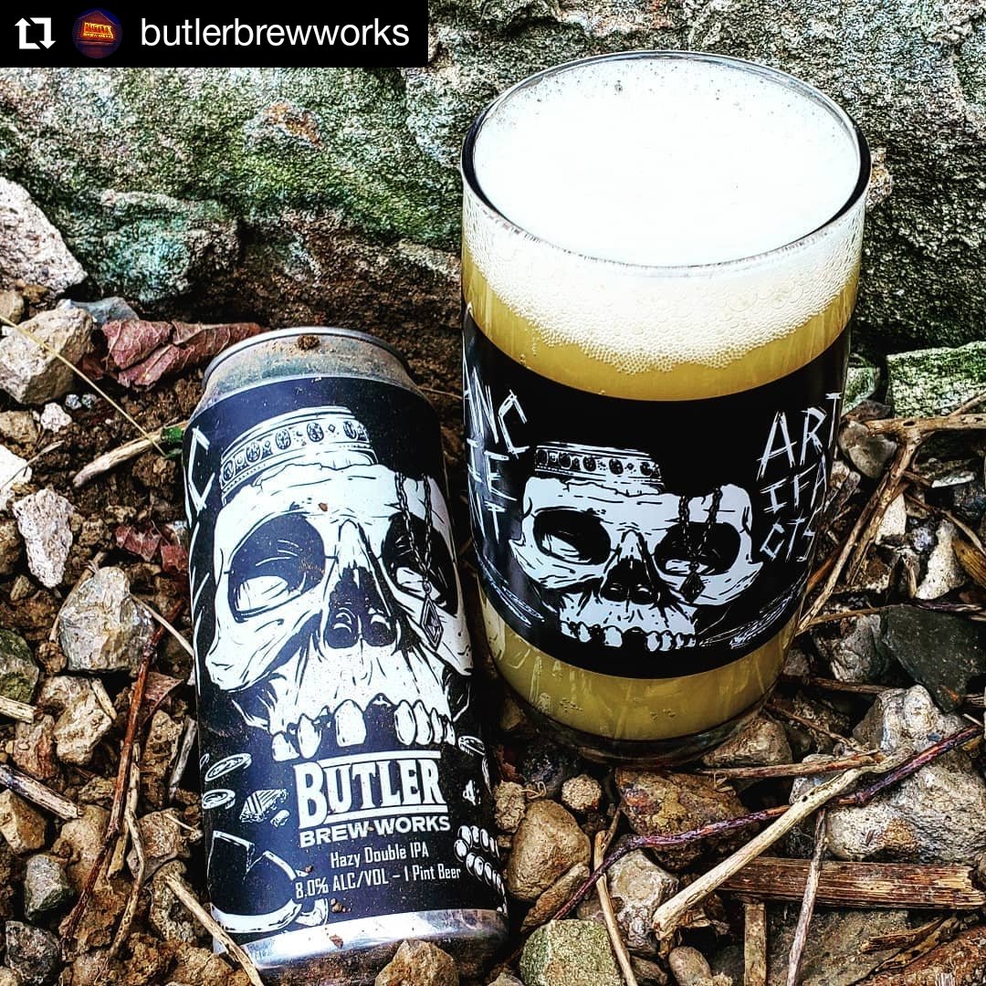 Can Release Announcement @ButlerBrewWorks Ancient Artifacts (DIPA, 8%)