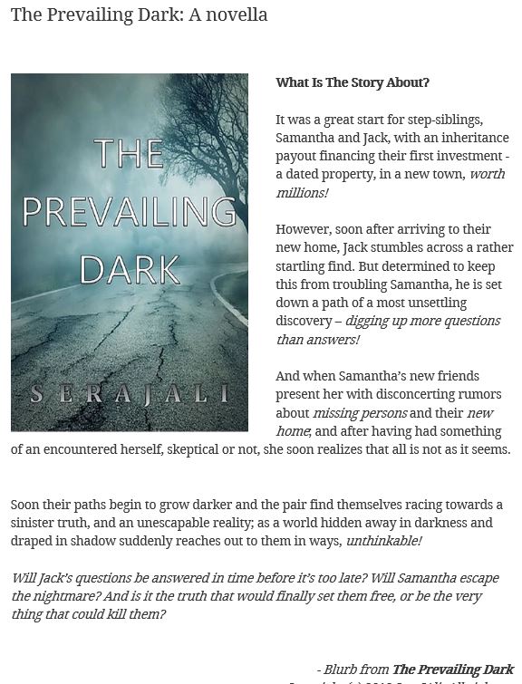 new_horizon1's tweet photo. @theKaiBeck FREE BOOK GIVAWAY
The Prevailing Dark ★★★★★
#FREE to #DOWNLOAD UNTIL #23rdAug
Plus get free #amazonvoucher for feedback!
😉👻 🙃
#amreading #thriller #WritingCommunity #readingcommunity #mystery #horror #Kindle #ghoststories #KindleUnlimited
https://t.co/yXypnoNswn https://t.co/k1Giy4pz0A
