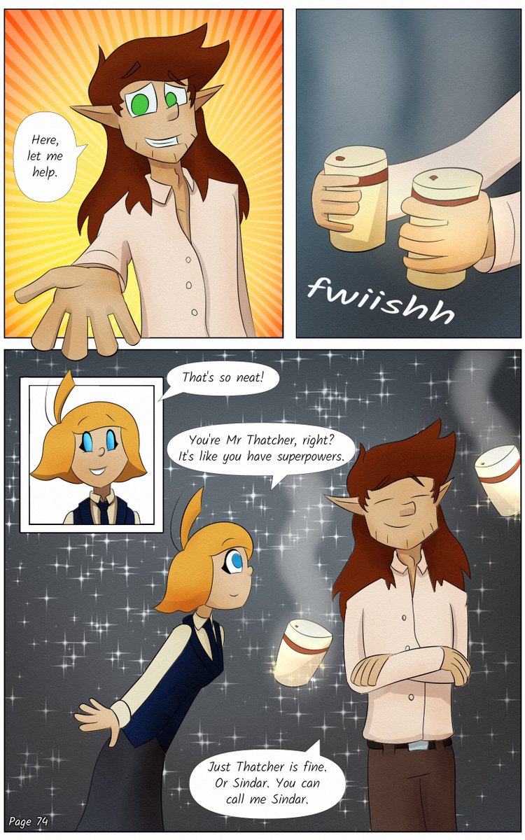 mister_spaceman's tweet photo. New pages for Oddy's Office!
Chapter 5: Work Day, page 73-75

Tapas:
https://t.co/HzzjzrLtuG

Webtoon:
https://t.co/A5zpqIrxl4

#Oddysoffice #webcomic #WebtoonCanvas  #tapas #digitalart #CalliopeMagazine https://t.co/EfeikqZVZB