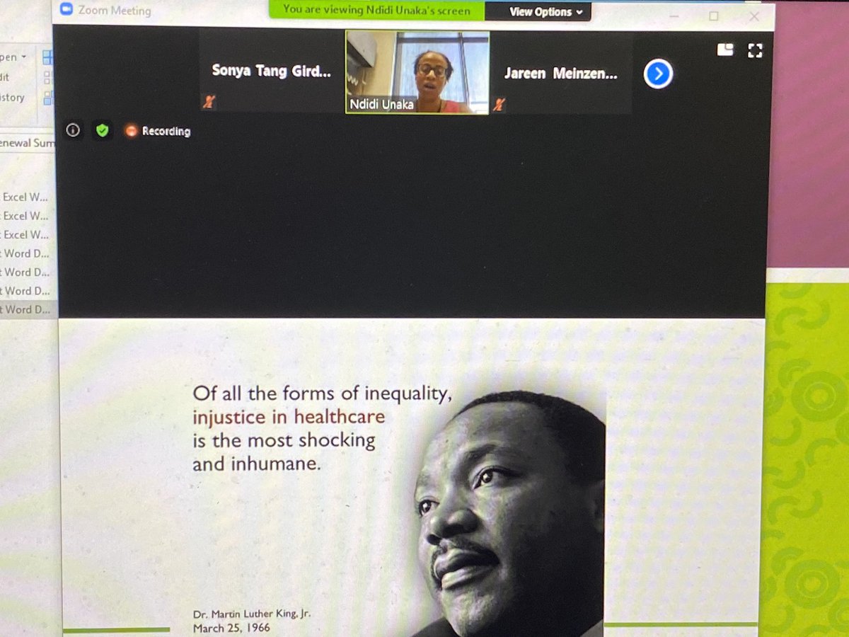 Thank you <a href="/NdidiUnaka/">Ndidi Unaka MD, MEd</a> for your incredible @UC_CCTST Grand Rounds talk on “Truth in Tension: Reflections on Racism in Medicine”! It is so important to know our country’s history of exploitation of Black people for research that has led to health inequities so we can effect change.